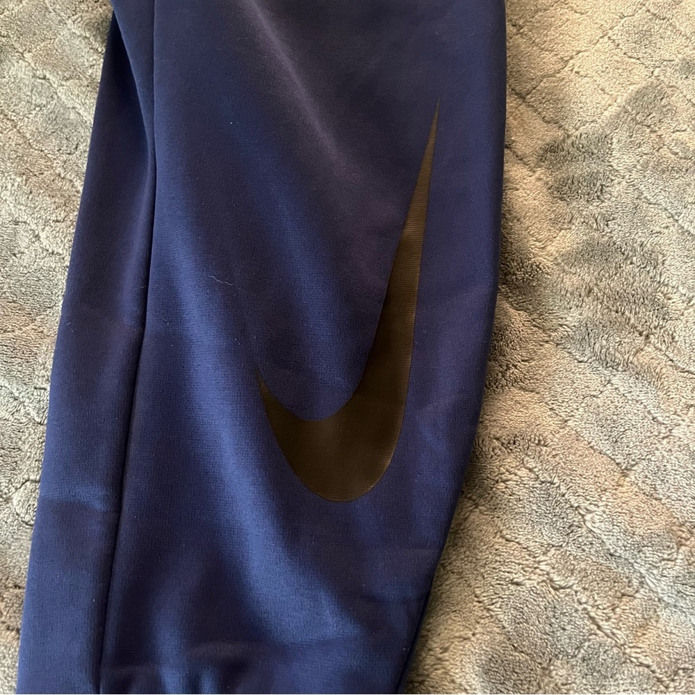 Nike Men's Blue Joggers with Black‎ Swoosh - Picture 2 of 8